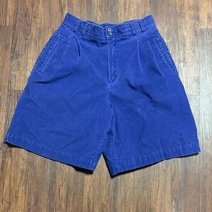LizSport 90s Purple  Corduroy Shorts
